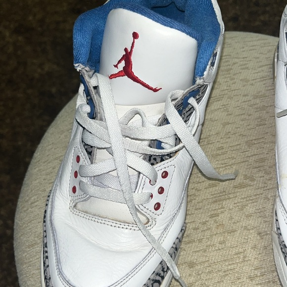 Size 9 - Air Jordan 3 Retro 2011 True Blue Project Restoration Ready Shoes - Picture 11 of 15